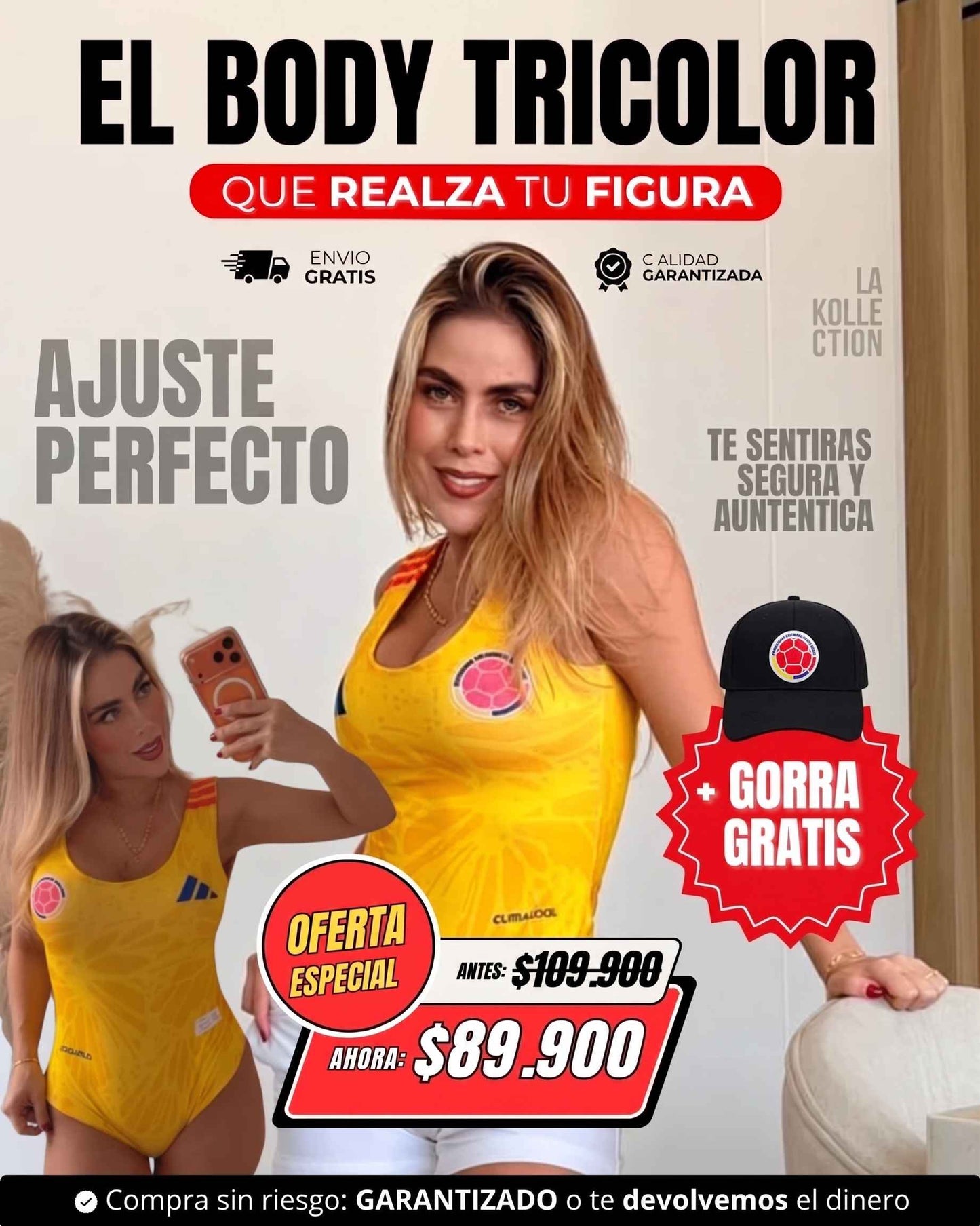 BODY MUNDIALISTA + ENVÍO GRATIS 🎁🇨🇴